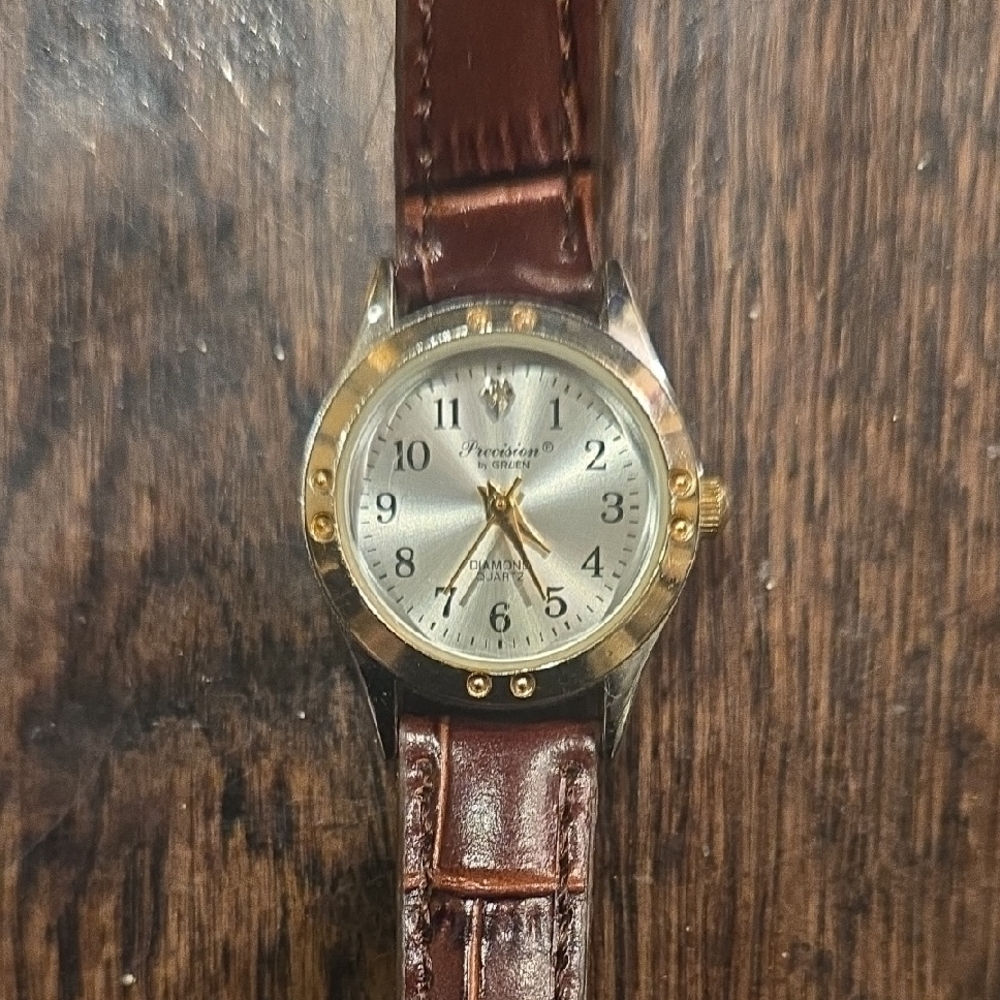 Women's Brown and Gold Watch
